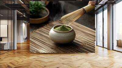 Traditional Japanese Matcha Tea Ceremony Wall mural