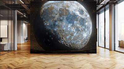 Moon in the night   Wall mural