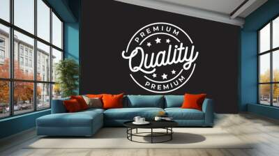 premium quality stamp for luxury elegant business icon for product logo design Wall mural