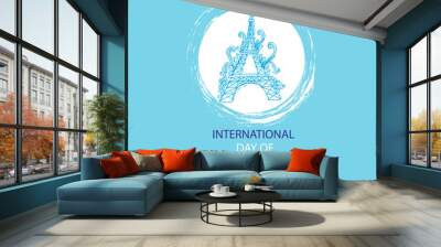 international day of francophonie Wall mural