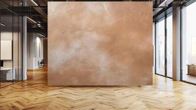 Concrete texture background in cream color. Beautiful brown or cream. Generative AI. Wall mural