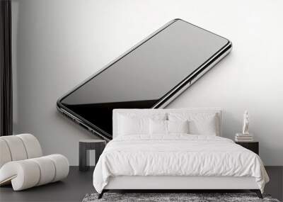 a modern smartphone on a clean white background Wall mural