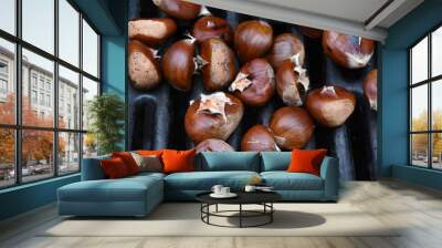 Roasting Chestnuts 2 Wall mural