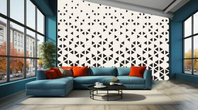 Abstract geometric pattern design. Wall mural