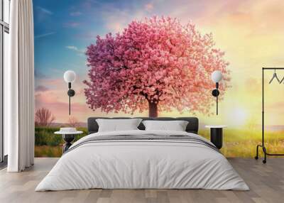 renewing tree: promise of spring Wall mural