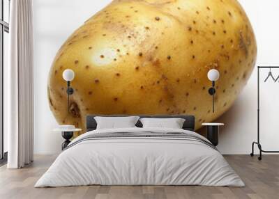 Unpeeled potatoes Wall mural