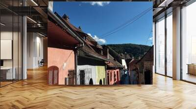 street in the colourful old town Wall mural