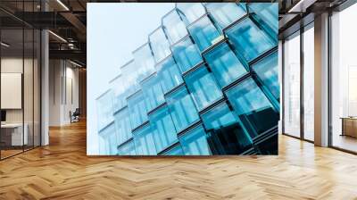 modern  architecture, office building glass facade Wall mural