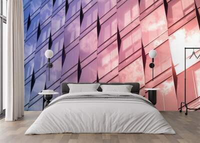 modern glass facade, architecture background Wall mural