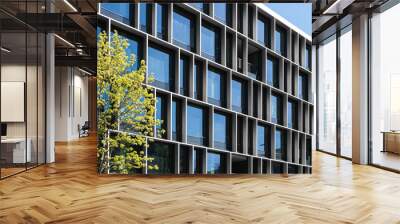 modern office building facade, corporate real estate exterior - Wall mural