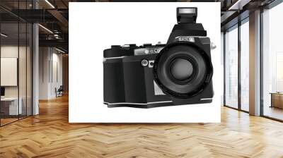 Black and white film camera Transparent Background Images Wall mural