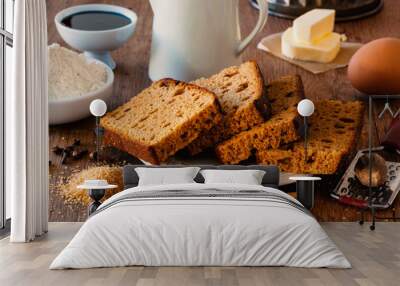 Spice bread, ginger bread Wall mural