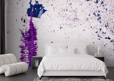 Abstract Paint Splatters Background With Copyspace Wall mural