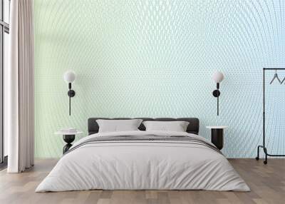 Guilloche background. Wall mural