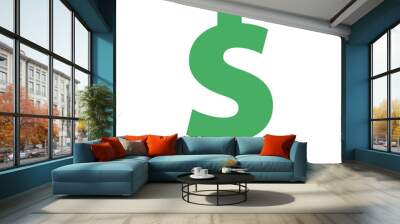 Dollar Sign Wall mural