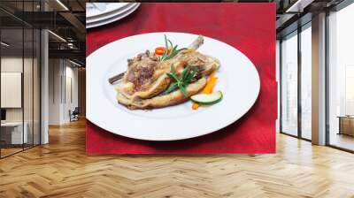 Grilled lamb cutlets Wall mural