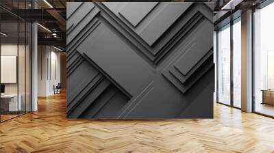 A neutral grey graphic background with subtle gradients and geometric patterns, providing a clean and understated visual for modern branding or presentations. Wall mural