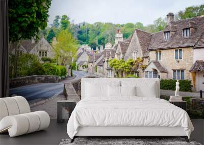 Castle Combe, small village in the Cotswolds Wall mural