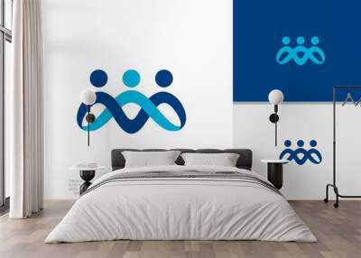 Human Resources Consulting Company, Global Community Logo	 Wall mural