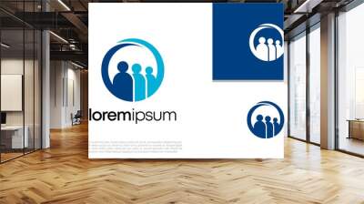 Human Resources Consulting Company, Global Community Logo	 Wall mural