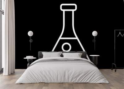 Chemical Icon Design Wall mural