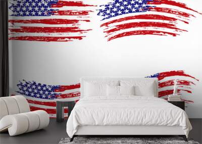 USA Flag Wall mural