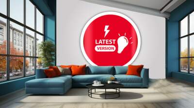  red flat sale web banner for latest version banner and poster Wall mural