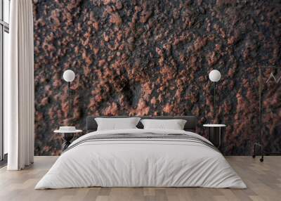 copper mineral ore texture material as very nice background Wall mural