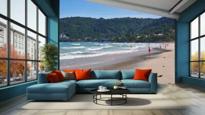 Patong beach in the island of Phuket, Thailand Wall mural