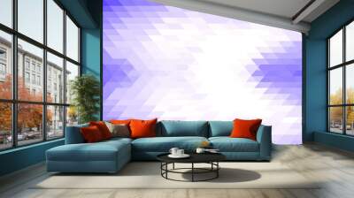 Abstract colorful geometric pattern template design Wall mural