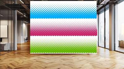 halftone colorful design Wall mural