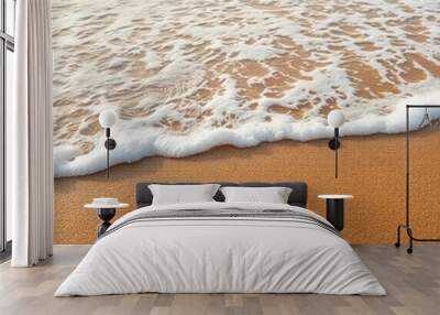 wave on the beach Wall mural