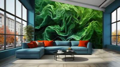 abstract background green Wall mural