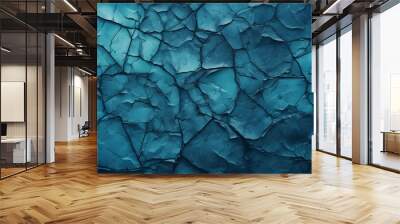 blue abstract background Wall mural