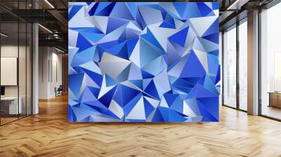 Abstract background. triangulated texture Wall mural