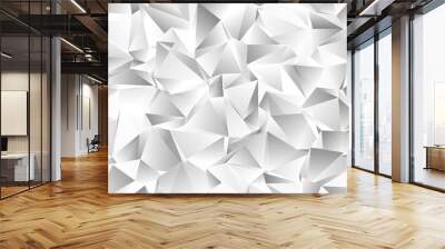 Abstract Low-Poly background. triangulated texture. Design 3d. Polygonal geometrical pattern. Triangular modern style Wall mural