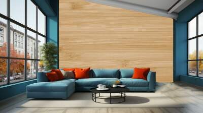 Bamboo texture, wood Wall mural