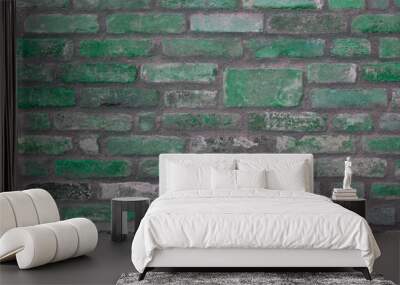 old brick wall texture, grunge background Wall mural