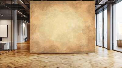 Old paper vintage texture background, stone concrete grunge panorama dark. Wall mural