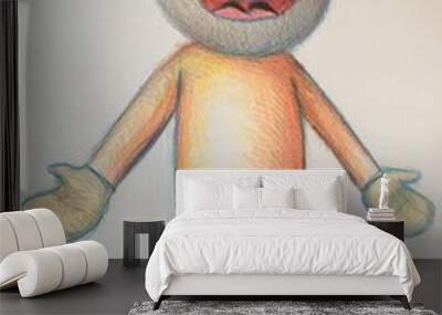 happy man Wall mural