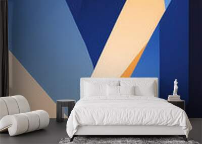 abstract background with triangles Wall mural