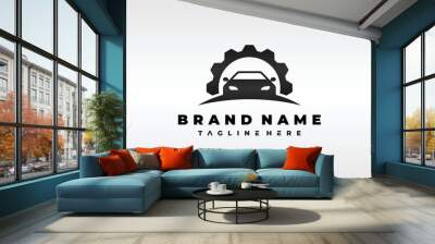 car gear logo Wall mural