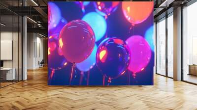 balloons background Wall mural