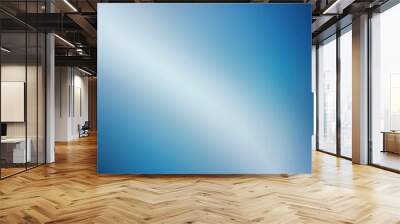 Abstract minimal gradient blur background ROYAL BLUE Wall mural