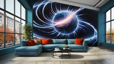 blue planet in space Wall mural