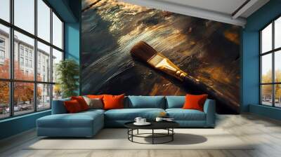 handmade design, smooth painting, and paint brush, detailed, realistic lighting, dynamic shadows, modern art Wall mural