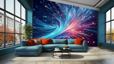 fireworks in the sky Wall mural