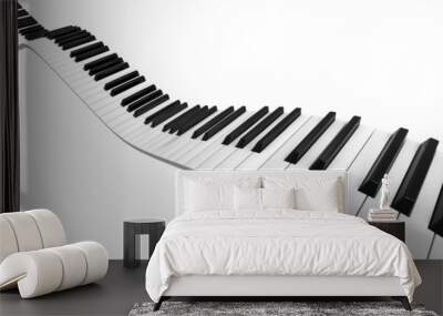 Sine curve Piano Wall mural