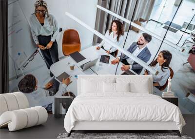 Business presentation Wall mural