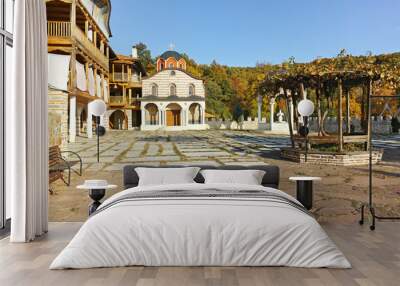 Medieval Gigintsy monastery, Bulgaria Wall mural